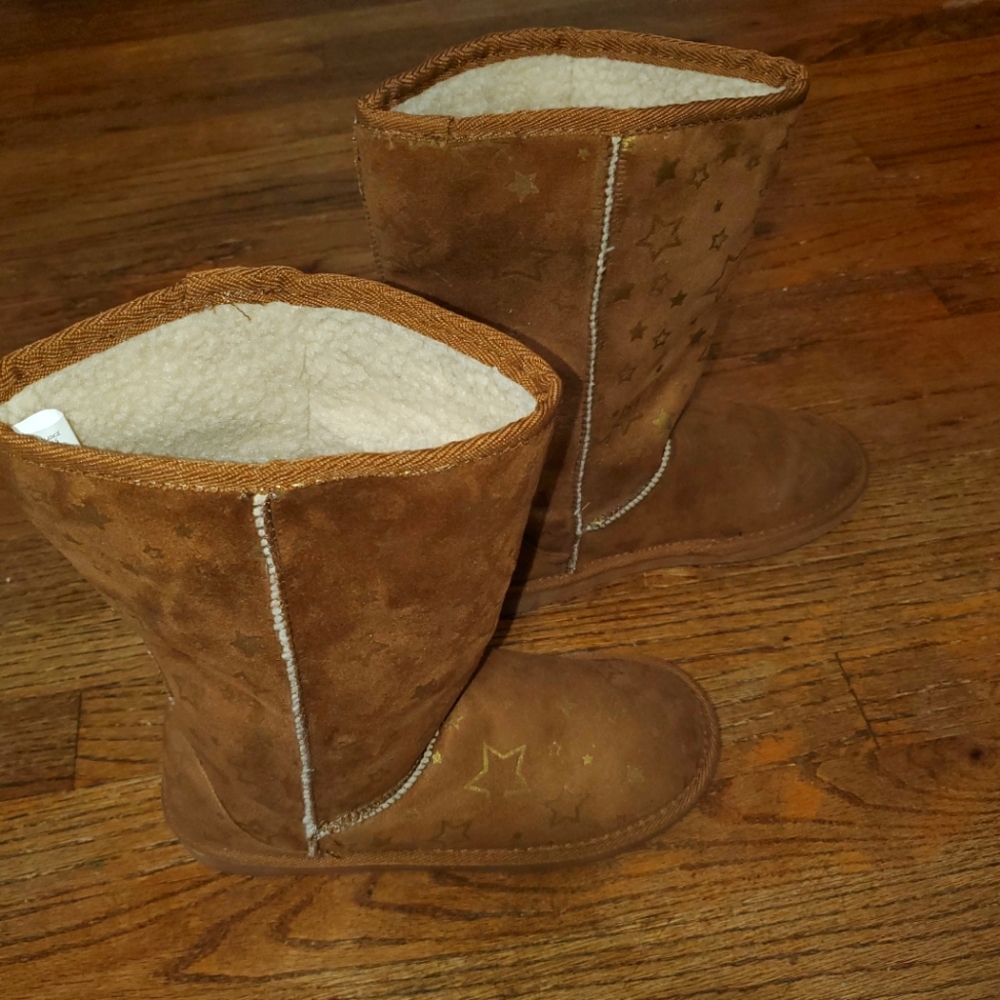 Airwalk Tan Star Cozy Girls Boot